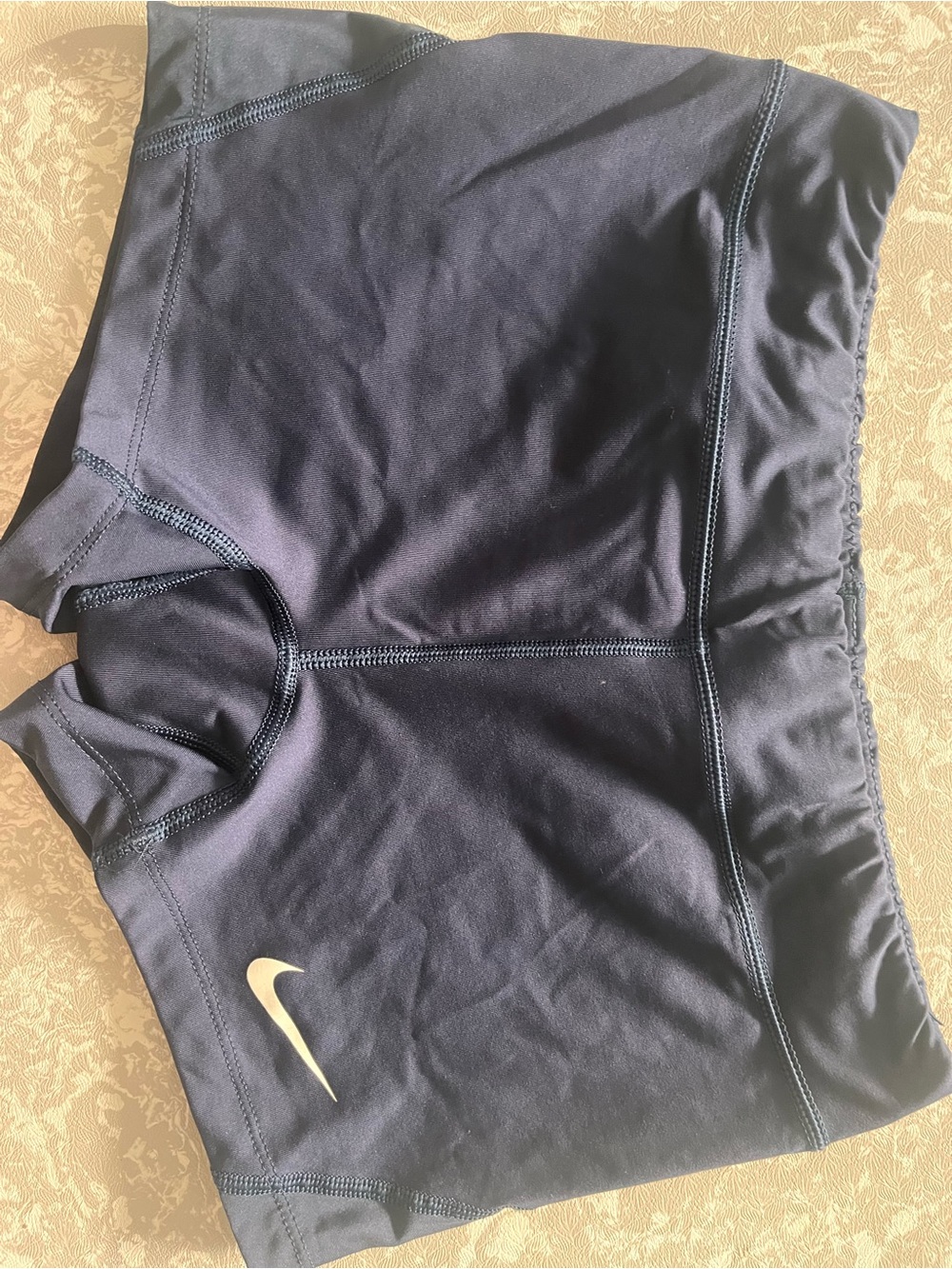 Nike Women's Dark Blue Spandex with White Swoosh